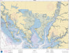 NOAA Nautical Chart 12261: Chesapeake Bay Honga, Nanticoke, Wicomico Rivers and Fishing Bay