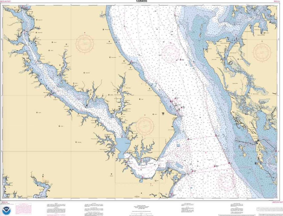 NOAA Nautical Chart 12264: Chesapeake Bay Patuxent River and Vicinity