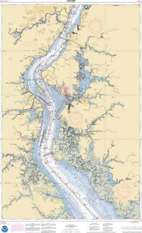 NOAA Nautical Chart 12311: Delaware River Smyrna River to Wilmington