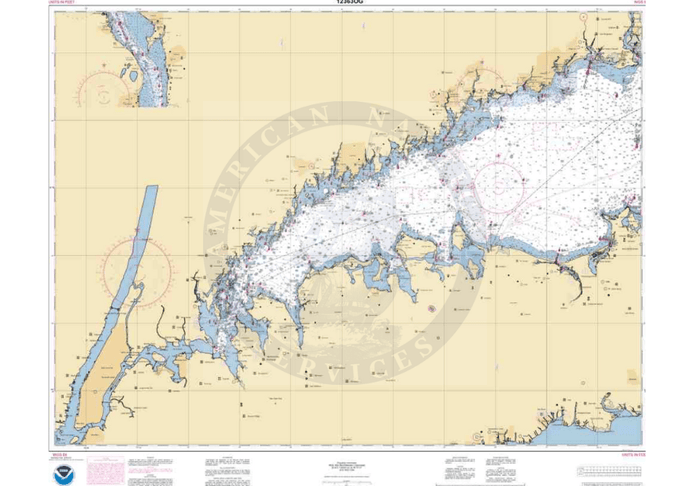 NOAA Nautical Chart 12363: Long Island Sound Western Part