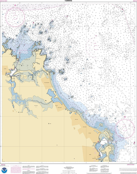 NOAA Nautical Chart 13269: Cohasset and Scituate Harbors