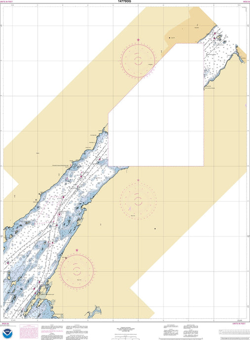 NOAA Nautical Chart 14770: Morristown, N.Y. to Butternut, Ont.