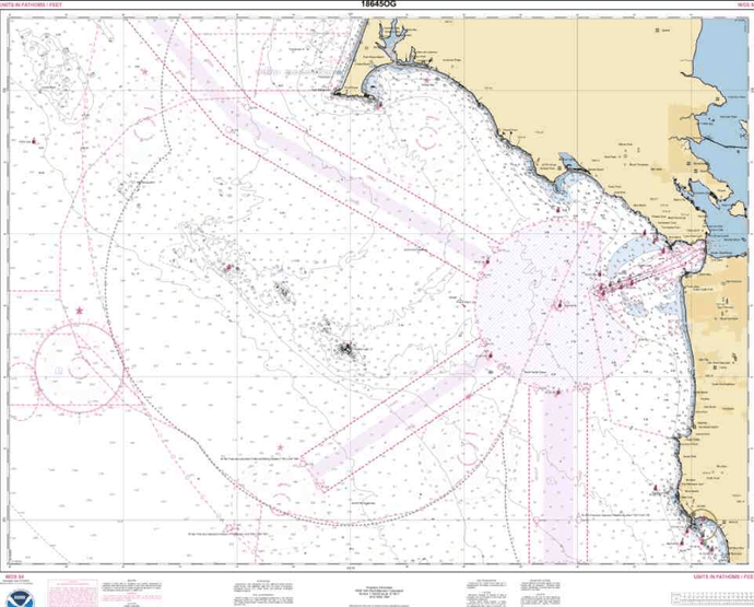 NOAA Nautical Chart 18645: Gulf of the Farallones;Southeast Farallon