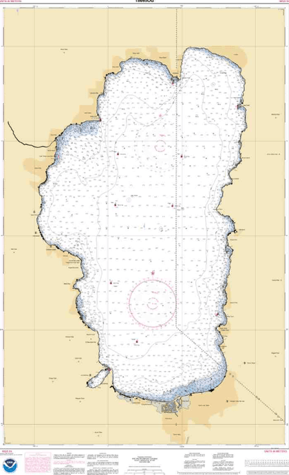 NOAA Nautical Chart 18665: Lake Tahoe