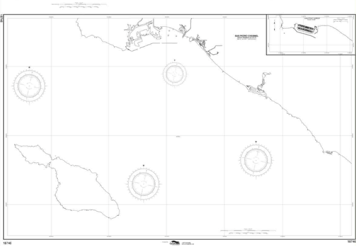 NOAA Nautical Chart 18746: San Pedro Channel; Dana Point Harbor