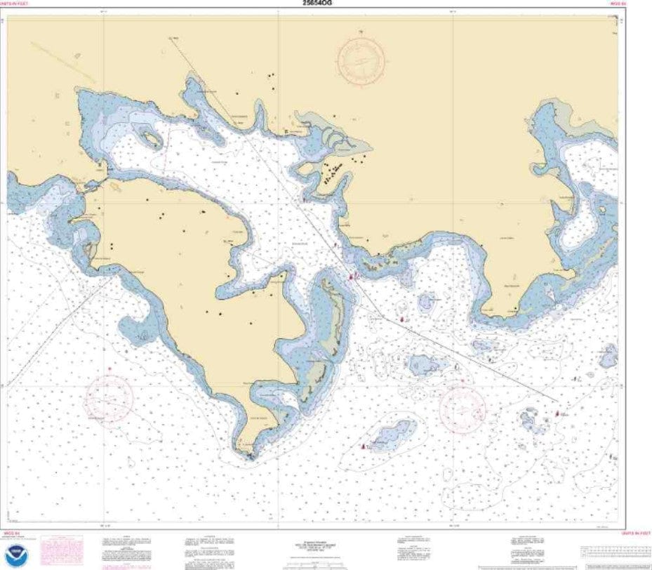 NOAA Nautical Chart 25654: Ensenada Honda