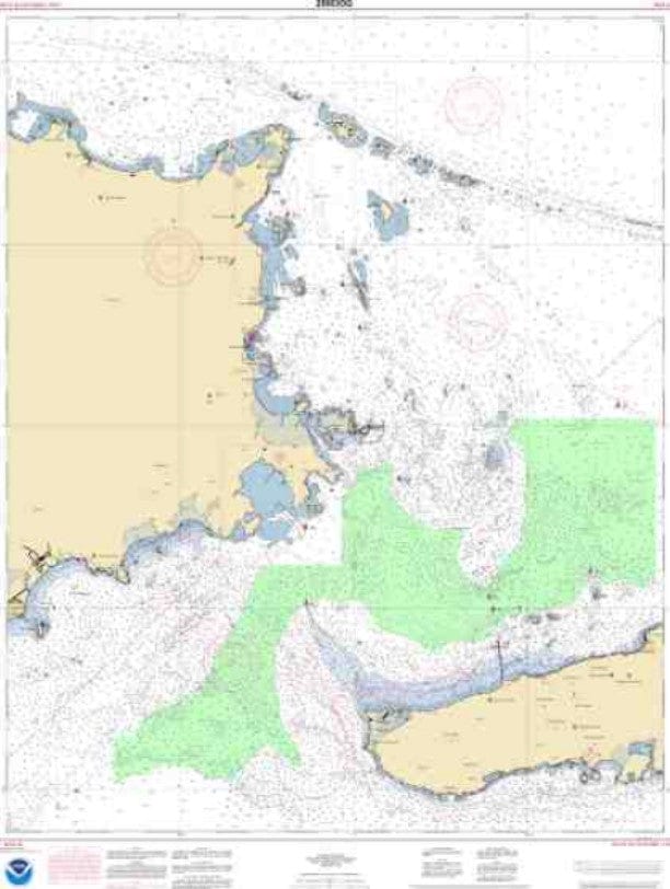 NOAA Nautical Chart 25663: Pasaje de San Juan to Puerto de Humacao and Western Part of lsla de Vieques