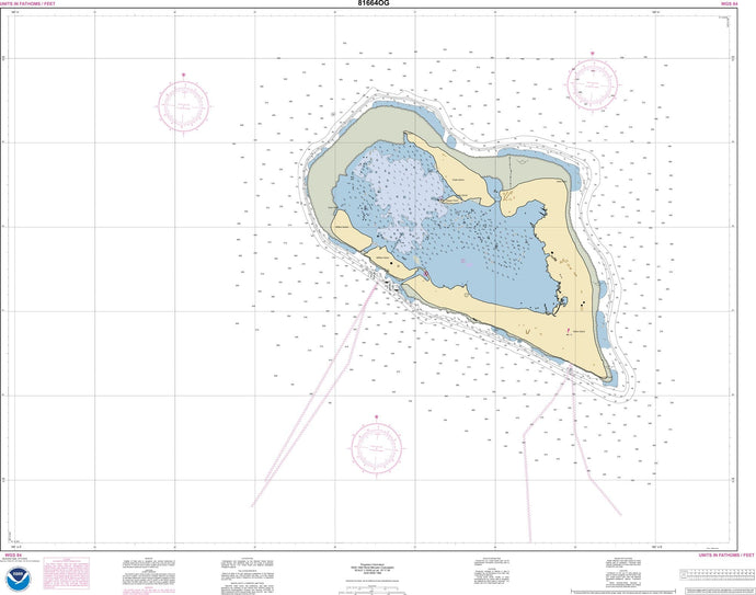 NOAA Nautical Chart 81664: Wake Island; Wake Island Boat Basin