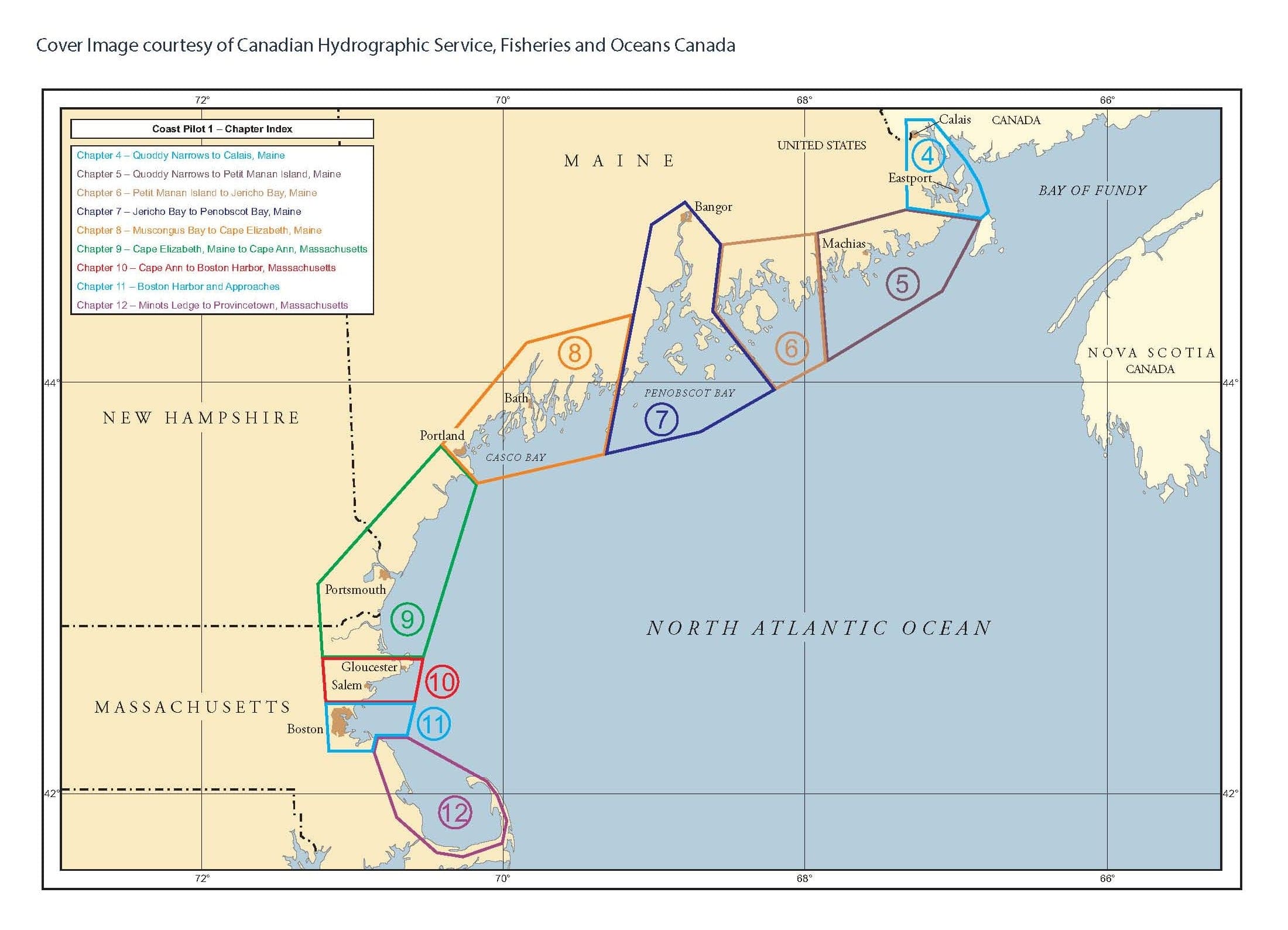 U.S. Coast Pilot 1: Atlantic Coast, Eastport, ME to Cape Cod, MA, 55th Edition 2025