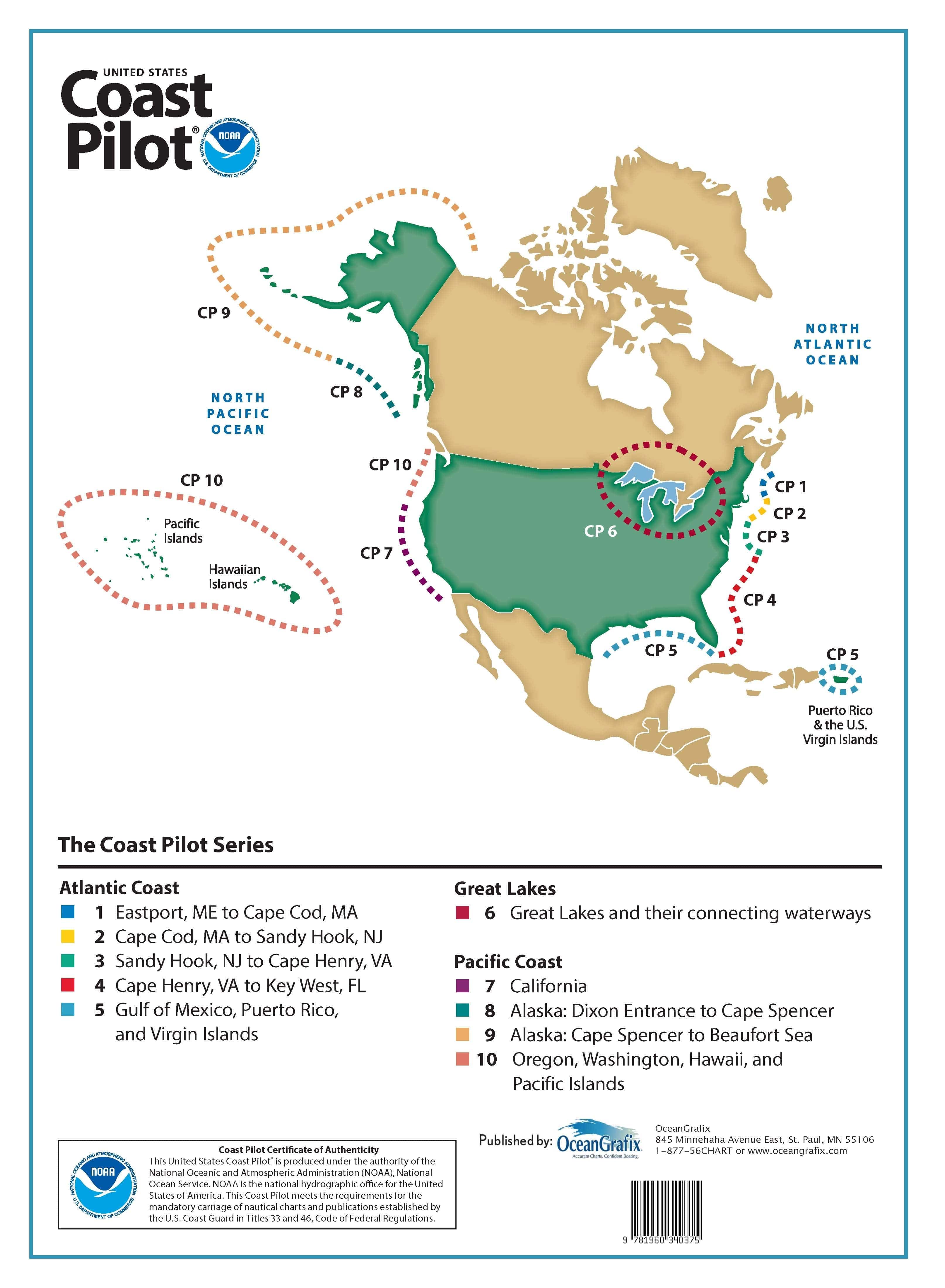 U.S. Coast Pilot 5: Gulf of Mexico, Puerto Rico, and Virgin Islands - 53rd Edition 2025