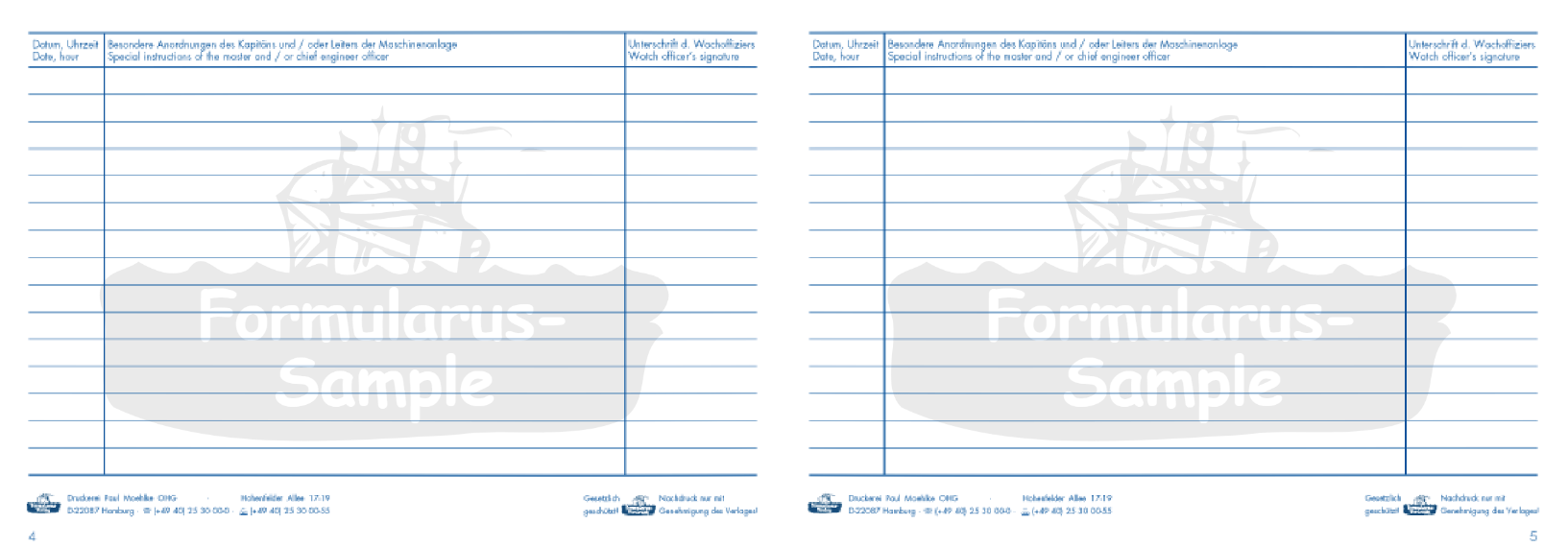 Watch Order Book / Night Order Book