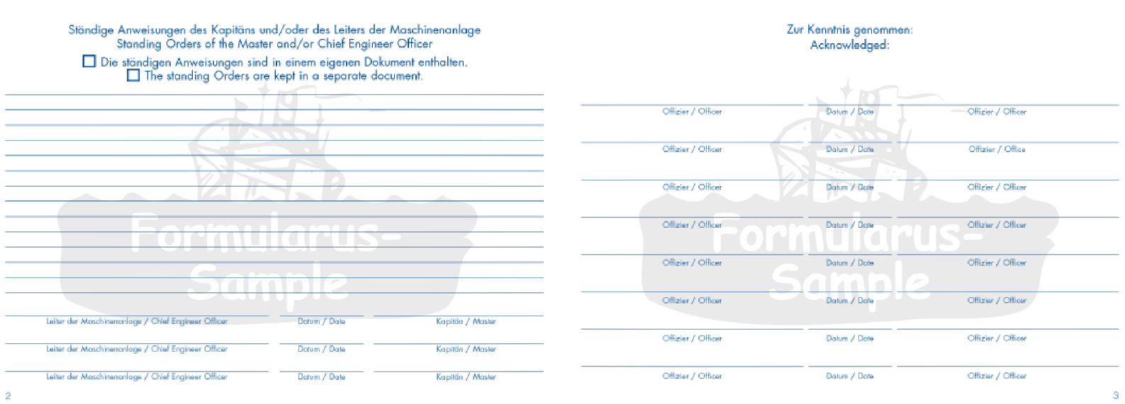 Watch Order Book / Night Order Book