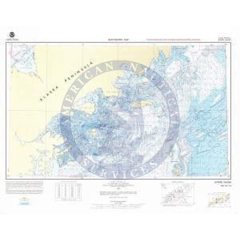 Bathymetric Chart No 4 8 Sutwik Island Amnautical