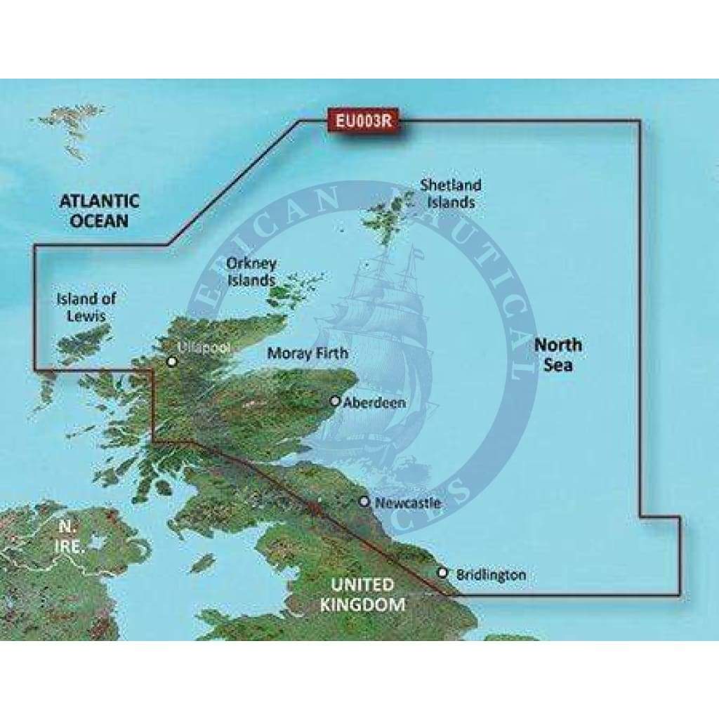 Bluechart G2 microSD™/SD™ card: HEU003R - Great Britain, Northeast Coast