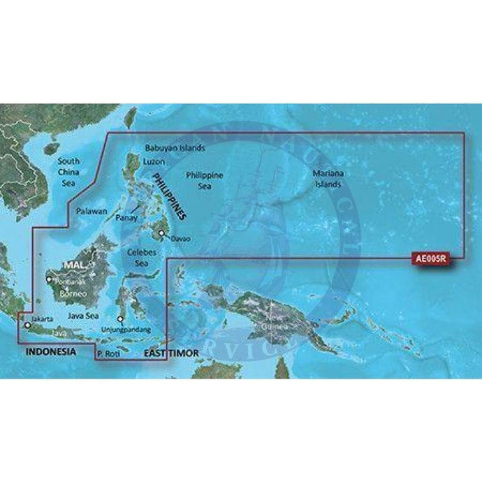 Bluechart G2 microSD™/SD™ card: HXAE005R - Philippines-Java-Mariana Islands