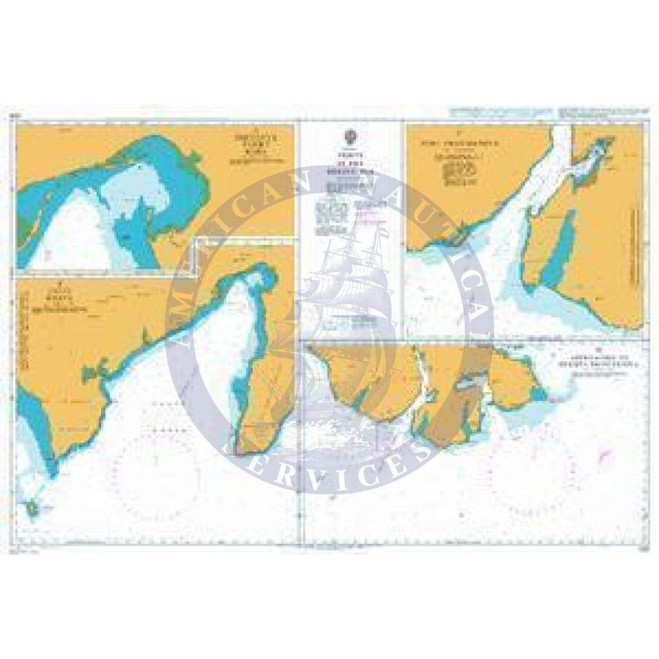 British Admiralty Nautical Chart 1231: Ports in the Bering Sea Bering