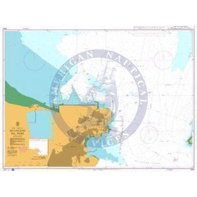 British Admiralty Nautical Chart 1507: Huangdao Oil Piers