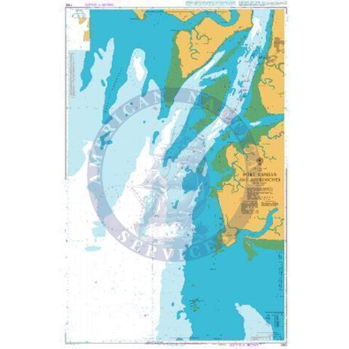 British Admiralty Nautical Chart  1562: Port Kamsar and Approaches