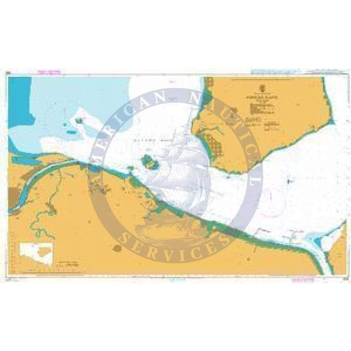 British Admiralty Nautical Chart 1592: Ningbo Gang