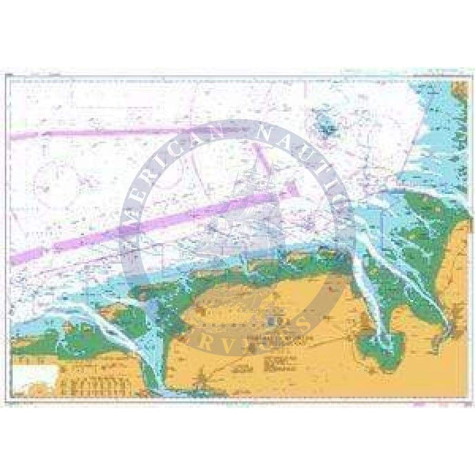 British Admiralty Nautical Chart 1635: North Sea, Netherlands – Germany, Borkum to Neuwerk and Helgoland (Replaced by Chart DE87)