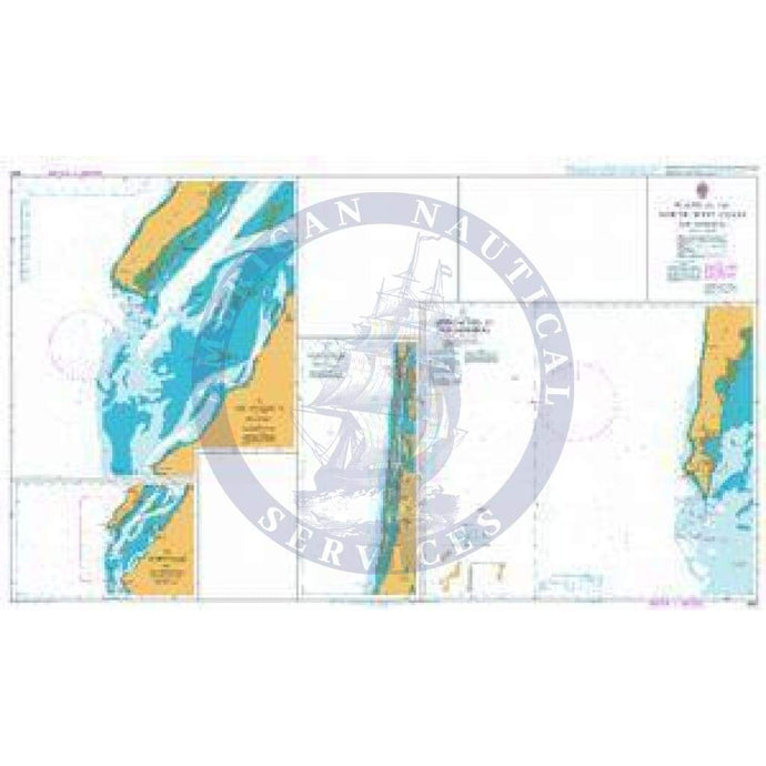 British Admiralty Nautical Chart 1690: Plans on the North-West Coast of Africa