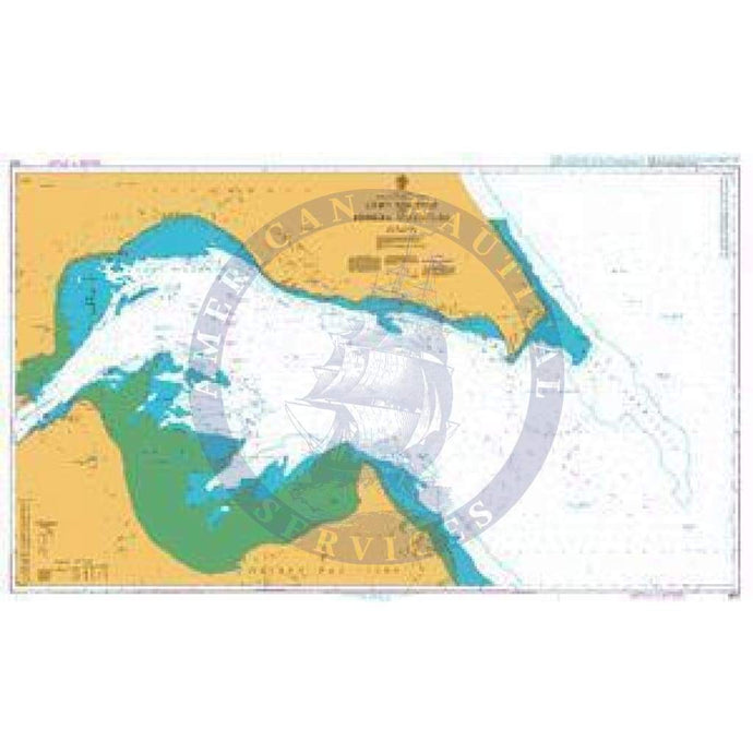 British Admiralty Nautical Chart  1692: Cabo Virgenes to Primera Angostura