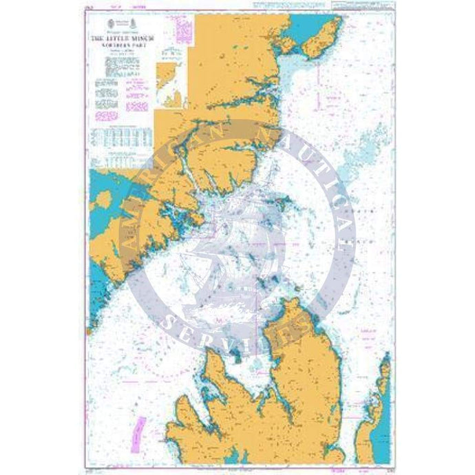 British Admiralty Nautical Chart 1757: Scotland – West Coast, The Little Minch, Northern Part