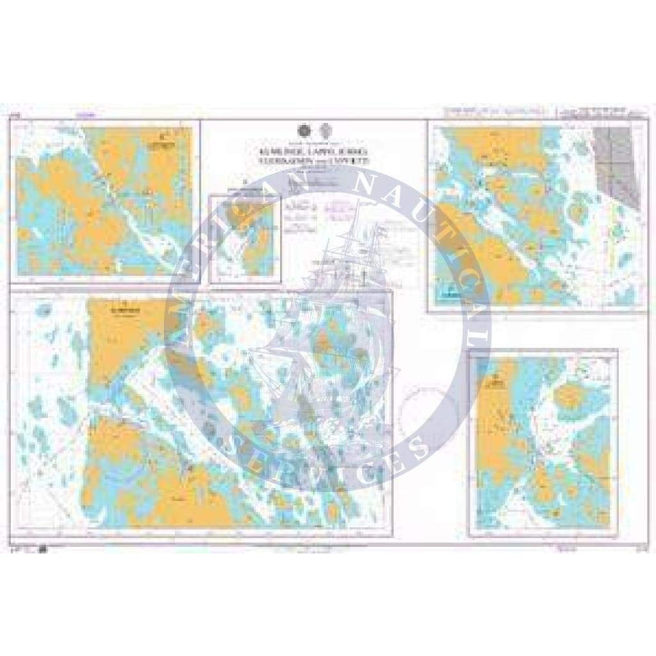 British Admiralty Nautical Chart 2147: Finland - South West Coast, Kum ...