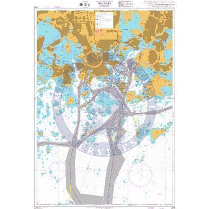 British Admiralty Nautical Chart 2218: Baltic Sea - Gulf of Finland, Helsinki