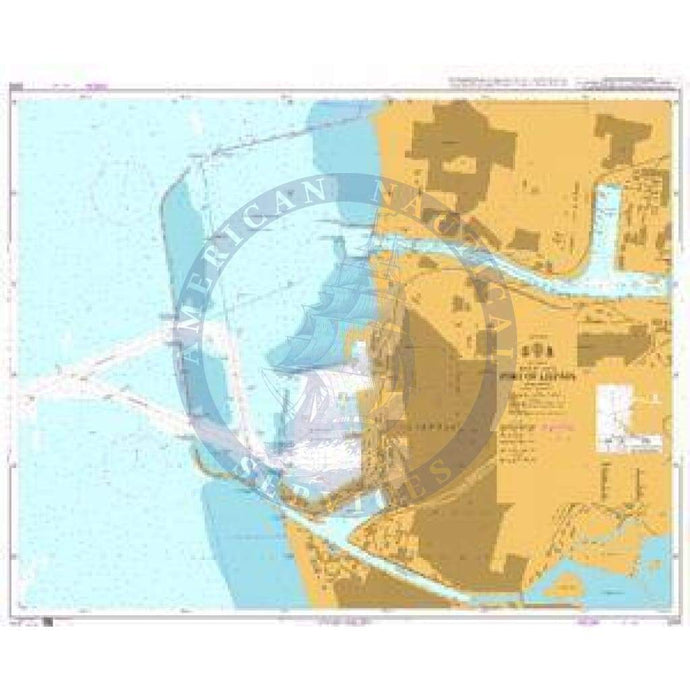 British Admiralty Nautical Chart 2292: Port of Liepaja