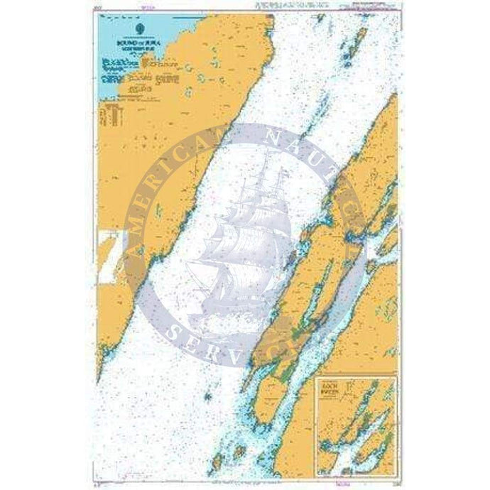 British Admiralty Nautical Chart 2397: Sound of Jura Northern Part