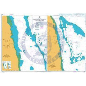 British Admiralty Nautical Chart 3493: Bashayer Oil Terminals and Appr ...