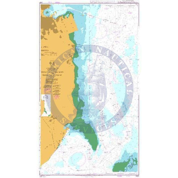 British Admiralty Nautical Chart 3787: Qatar, Approaches to Mesaieed(Musay `id or Umm Said) and Doha (Ad DawÖah)