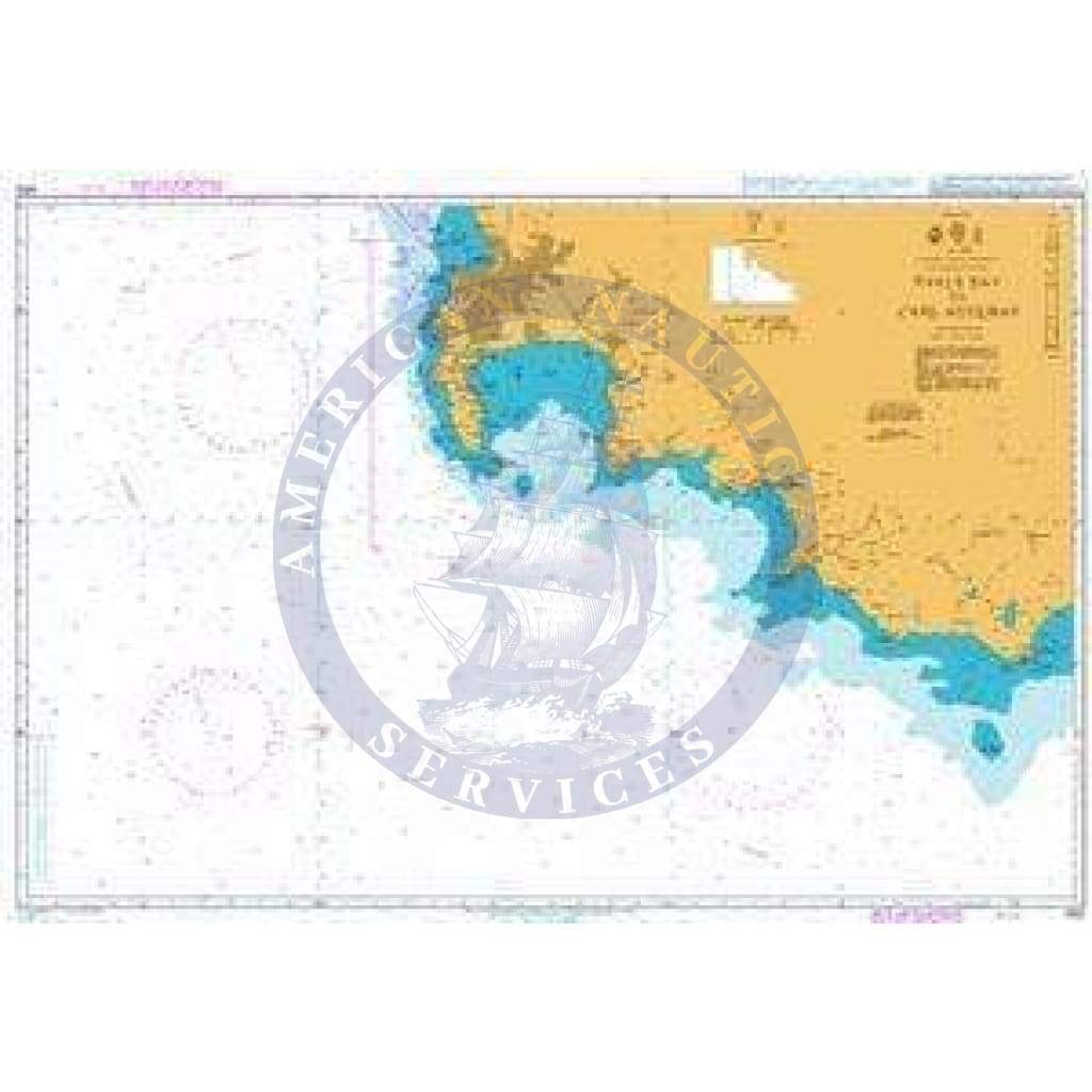 British Admiralty Nautical Chart 4152: Table Bay to Cape Agulhas