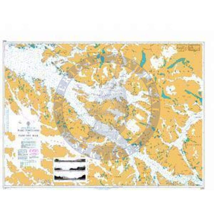 British Admiralty Nautical Chart 4265: Paso Tortuoso to Paso Del Mar