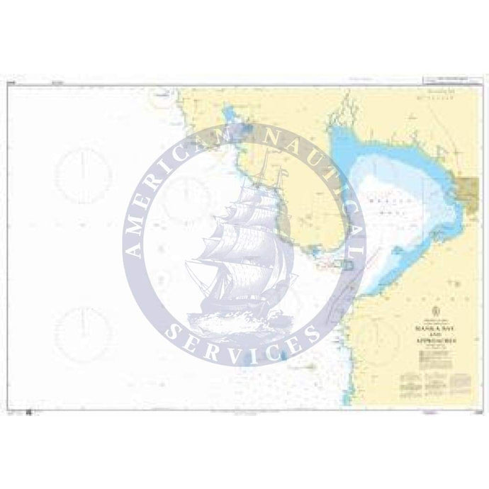 British Admiralty Nautical Chart 4491: Manila Bay and Approaches