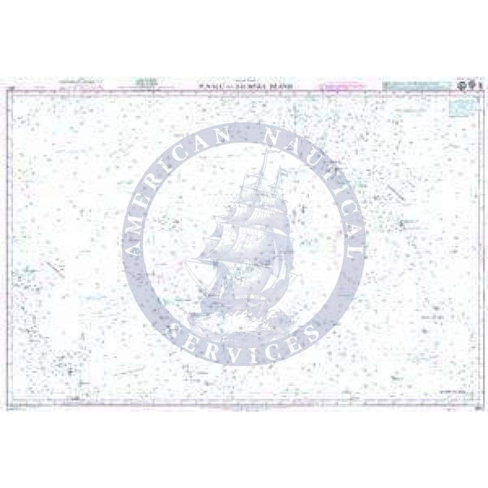 British Admiralty Nautical Chart 4617: Pacific Ocean, Tuvalu to Palmyra Island