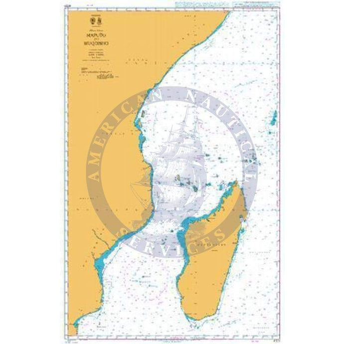 British Admiralty Nautical Chart  4701: Indian Ocean, Maputo to Muqdisho