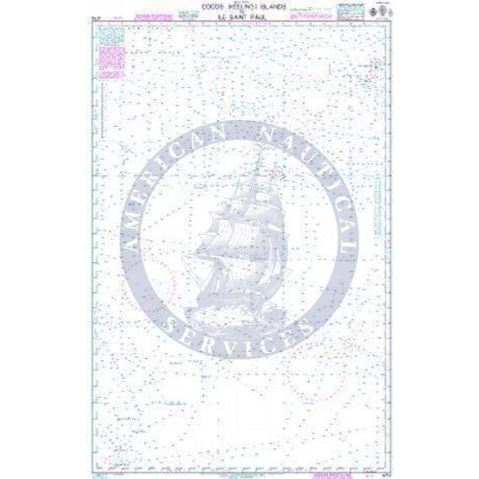 British Admiralty Nautical Chart 4714: Indian Ocean, Cocos (Keeling) Islands to Île Saint-Paul