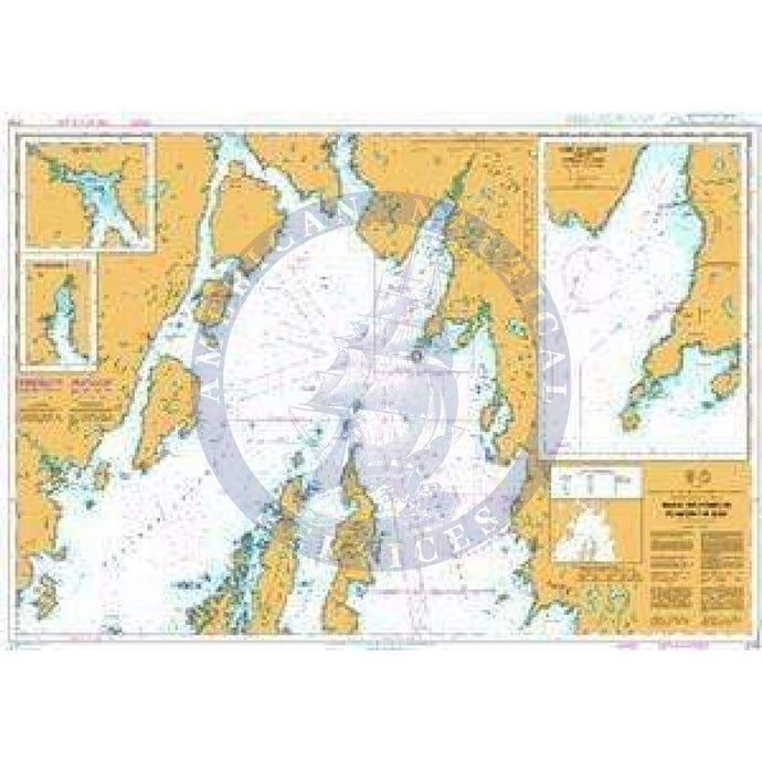 British Admiralty Nautical Chart  4739: Head of/fond de Placentia Bay