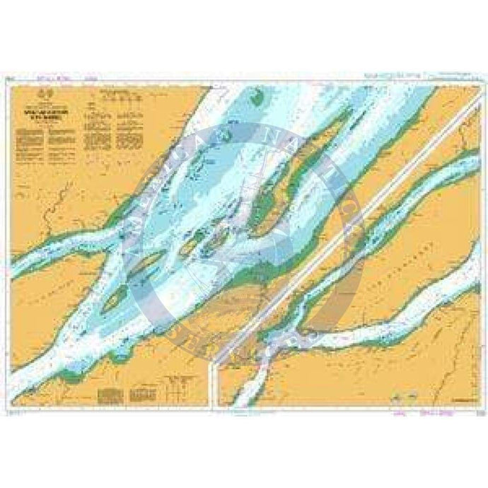 British Admiralty Nautical Chart 4785: Canada, Québec/Quebec, Fleuve Saint-Laurent/St. Lawrence River, Sault-au-Cochon à/to Québec