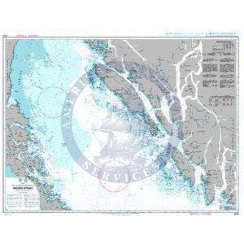 British Admiralty Nautical Chart 4928: Hecate Strait - Amnautical