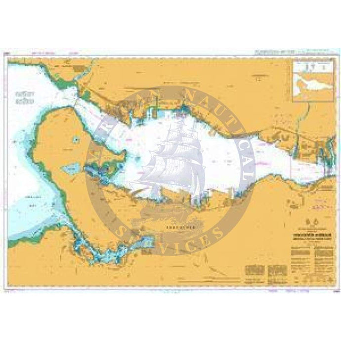 British Admiralty Nautical Chart  4963: Vancouver Harbour-Western Portion/Partie Ouest