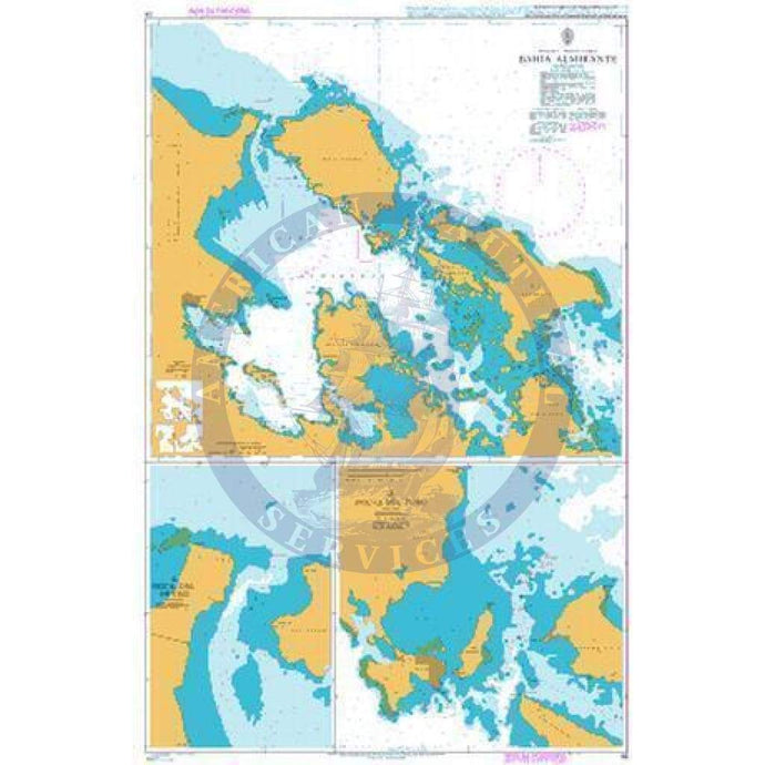 British Admiralty Nautical Chart 56: Bahia Almirante