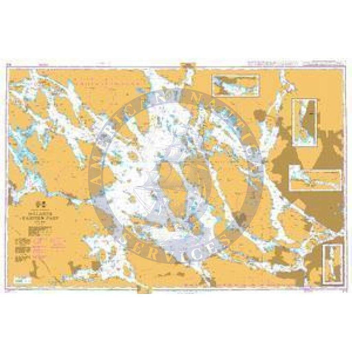 British Admiralty Nautical Chart 810: Sweden – East Coast, Mälaren, Eastern Part