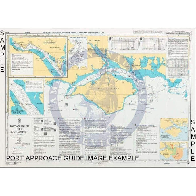 British Admiralty Nautical Chart 8247: Port Approach Guide Approaches to Brest