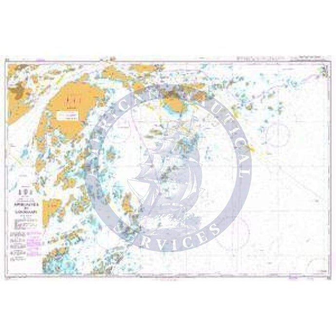 British Admiralty Nautical Chart 832: Sweden - East Coast, Stockholms Skärgård, Approaches to Sandhamn