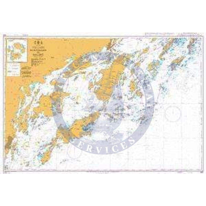 British Admiralty Nautical Chart 872: Sweden - East Coast, Stockholms Skärgård, Nynäshamn to Dalarö