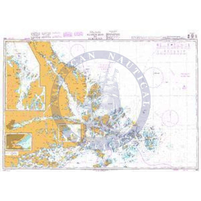 British Admiralty Nautical Chart 888: Sweden – East Coast, Stockholms Skärgård, Ålands Hav to Furusund