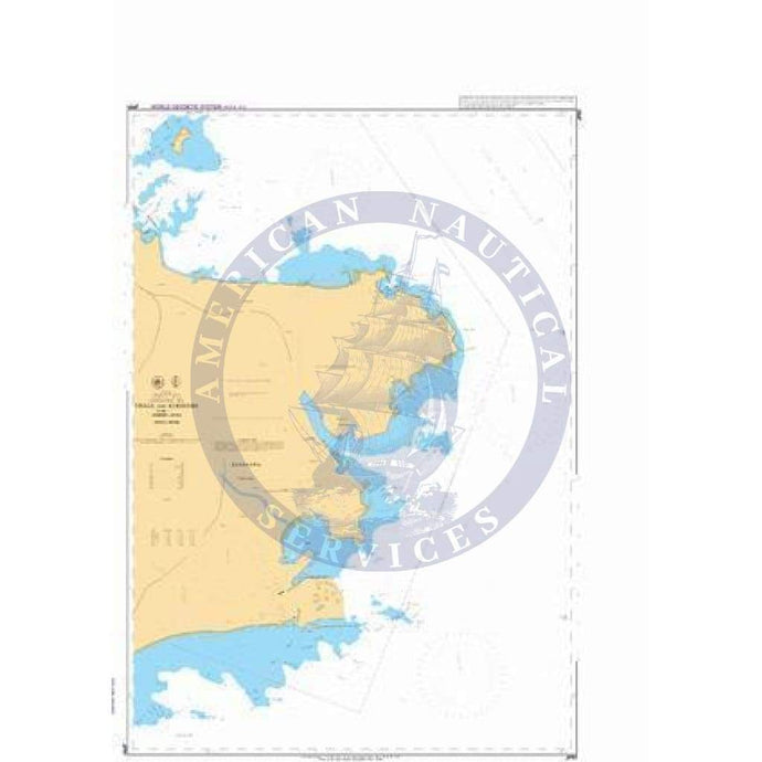 British Admiralty Nautical Chart JP91: Uraga and Kurihama